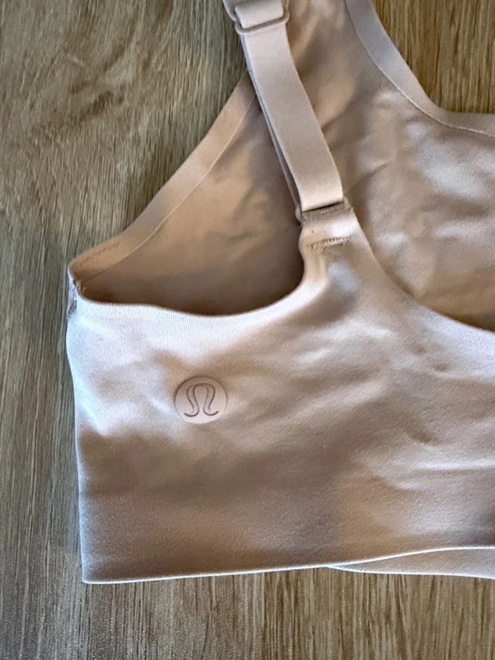 lululemon athletica Blush Nude Asymmetric Scoop Bralette